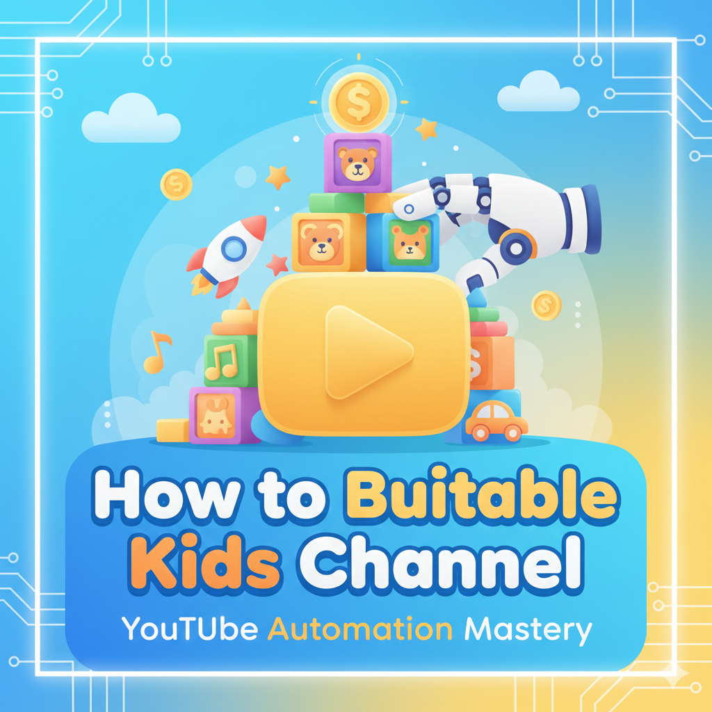 How to Build a Profitable Kids Channel : YouTube Automation Mastery