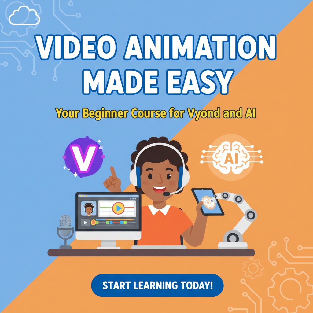Video Animation Made Easy: Your Beginner Course for Vyond and AI
